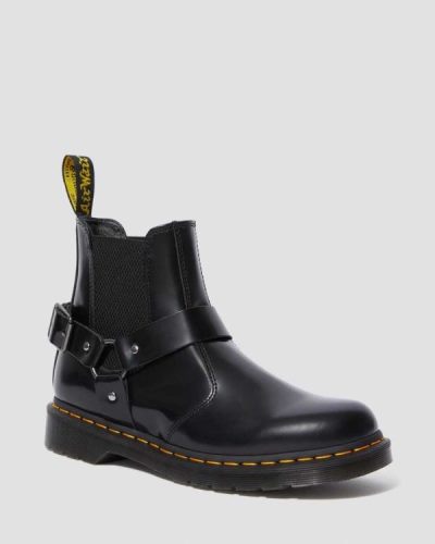 Botas Dr Martens Wincox Smooth Cuero Buckle Para Mujer DR6967O